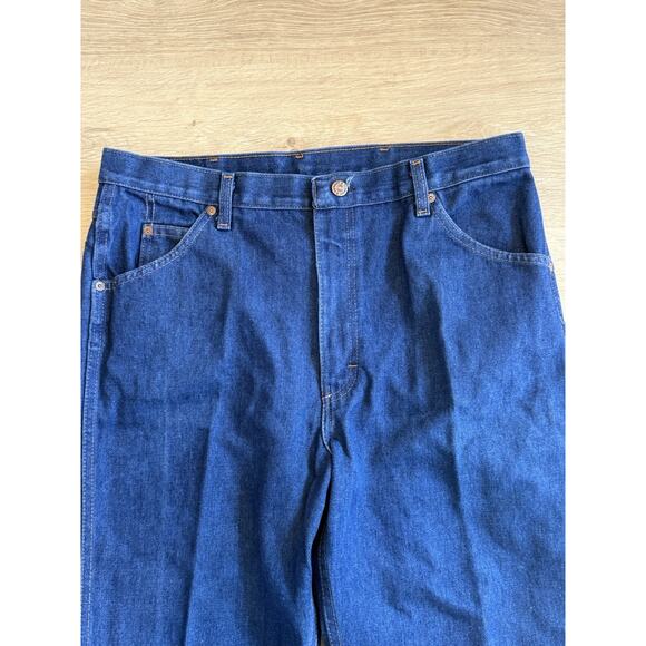 Vintage 80’s Sears Roebucks Boot Cut Jeans Denim 36x33 Blue Made in USA - Picture 2 of 10